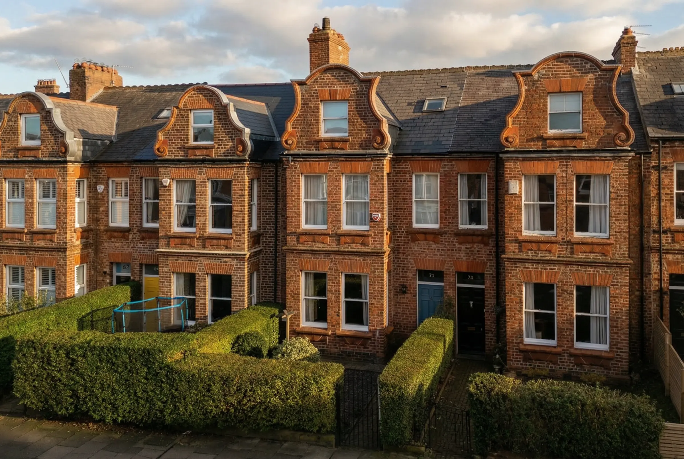 Gosforth low-angle sunlight.